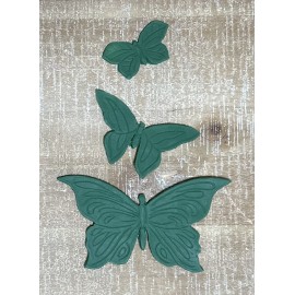 Butterfly Rubber Forms (Set of 3) Butterfly Rubber Forms (Set of 3)